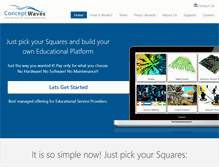 Tablet Screenshot of conceptwaves.com